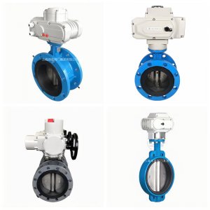 原水泵出口手動閥改電動閥D941X-16Q DN200